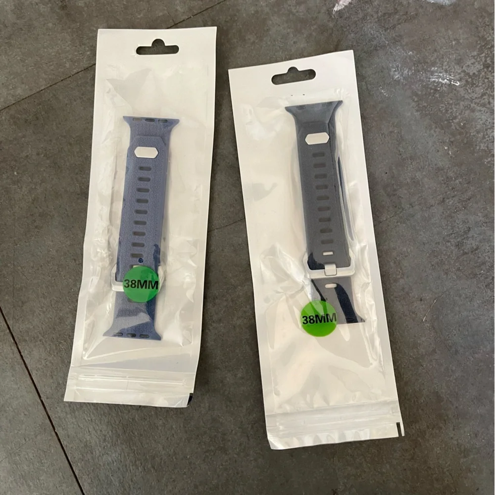 Blue Wearable Smartwatch Bands